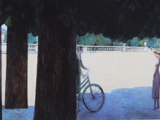 カシニョール（Cassigneul）、公園の会話、希少な画集より