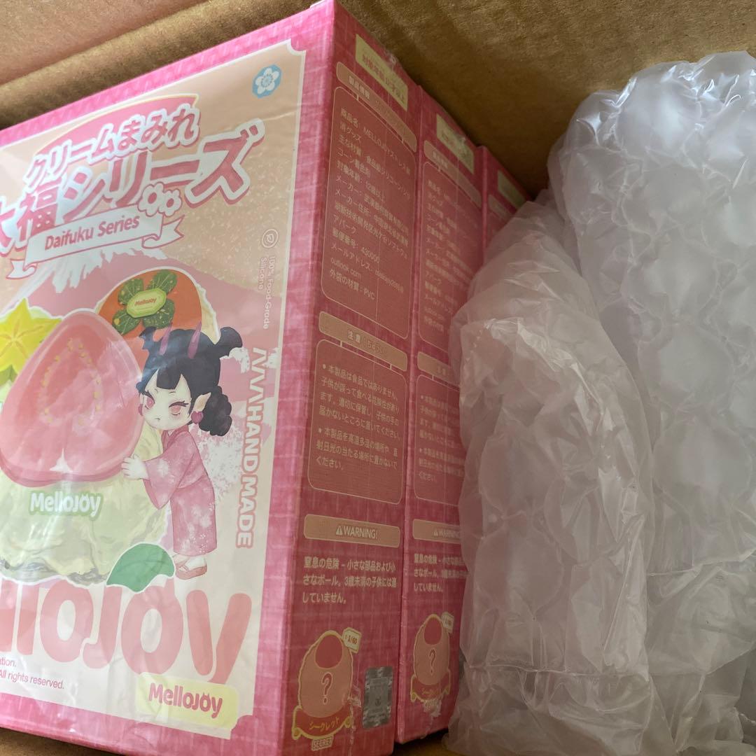 本日発送可能！mellojoy メロジョイ　クリームまみれ大福3個セット　未開封