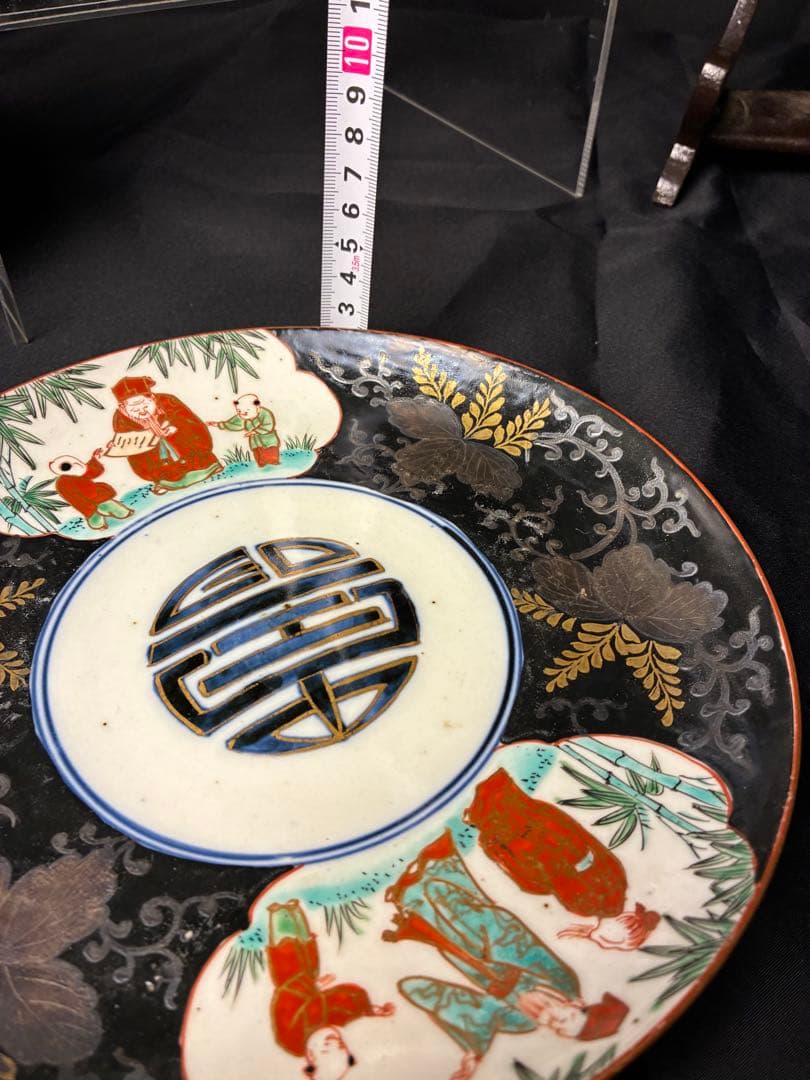 古伊万里 色絵 中皿 珍品 希少