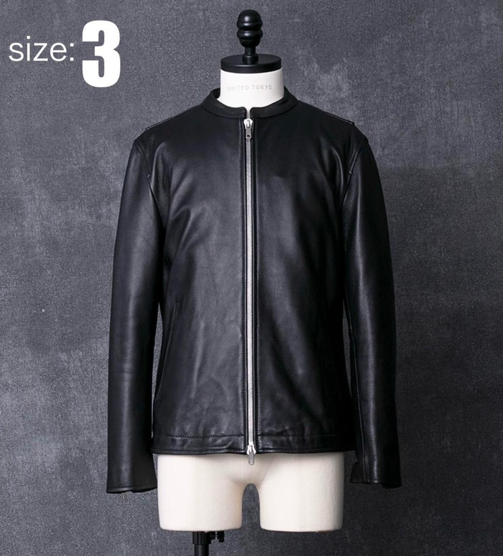 united tokyo ラムレザーシングルライダース サイズ3 美品