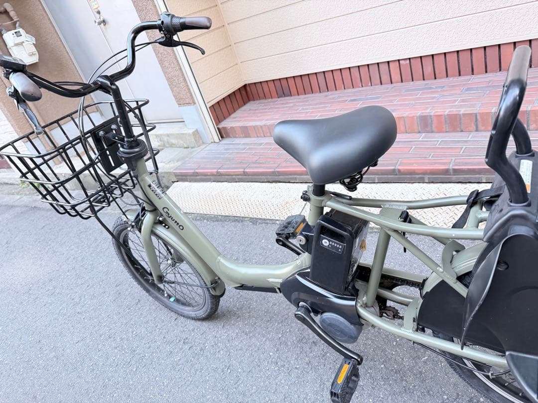子供乗せ　パナソニック　GYUTTO 電動アシスト自転車 チャイルドシート付き