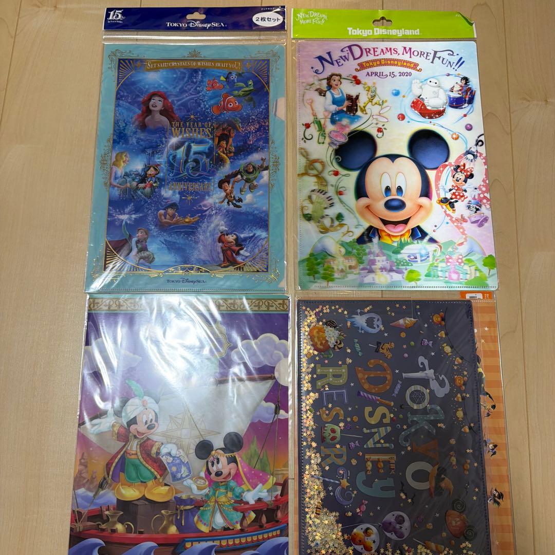 東京ディズニーリゾート　クリアファイル59点まとめ売り