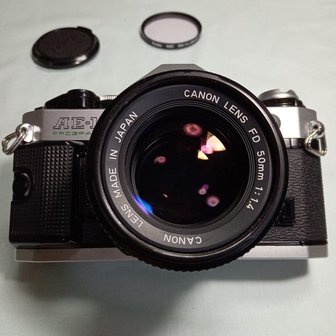 動作確認済 CANON AE-1P+NewFD 50mm f 1.4