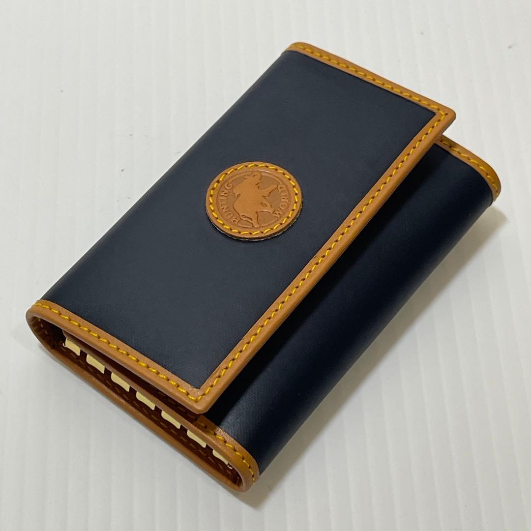 新品未使用【HUNTING WORLD】 バチュークロス 6連キーケース ブルー