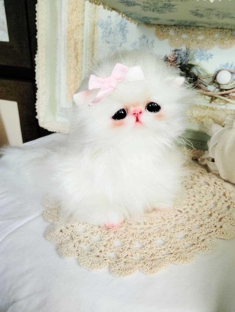 可愛いキャンディちゃん❤エキゾチック子猫ちゃん♡アートドール♡ぬいぐるみ♡