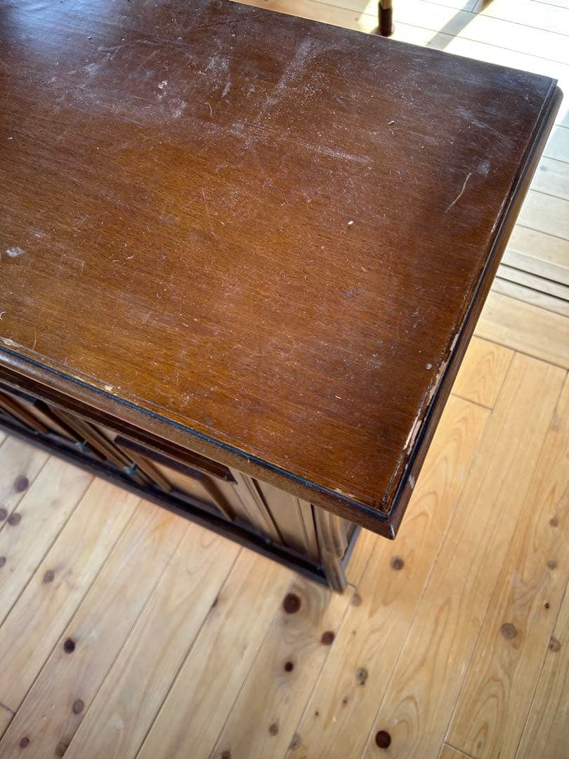 イタリア製 アンティーク　キャビネット　電話台 木製 サイドボード