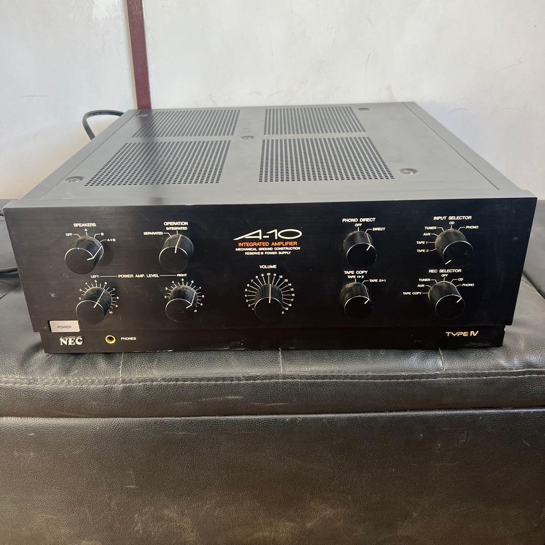 タカス ページNEC A-10 TYPE IV プリメインアンプ