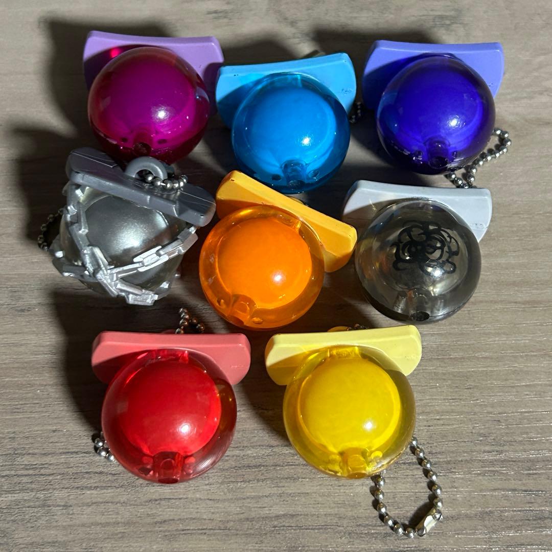 家庭教師ヒットマンREBORN! おしゃぶりマスコット コンプ全9種 リング