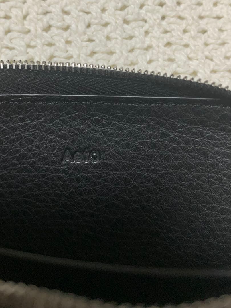 Aeta SMALL WALLET ブラック あえた
