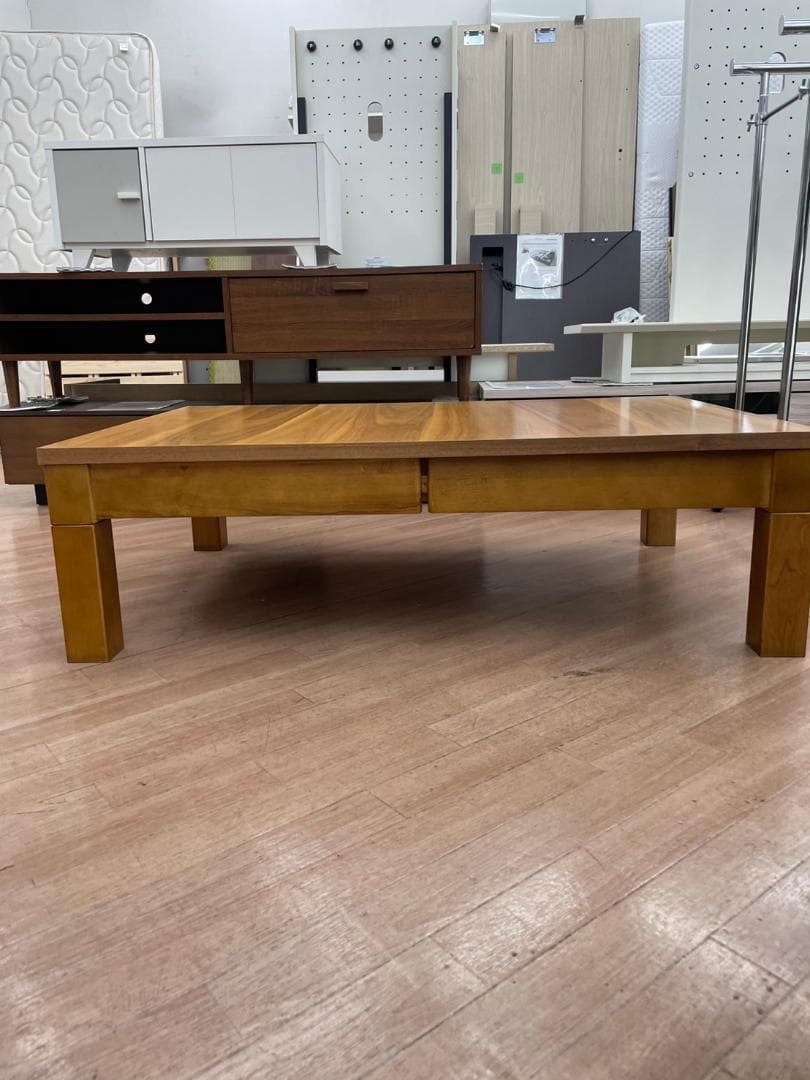 3段階 伸長式モダンデザインこたつテーブル