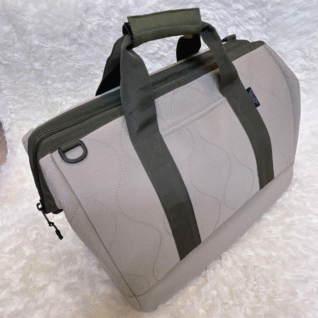 美品☆ EDITA. エディータ ネオプレン がま口　ボストンバッグ L