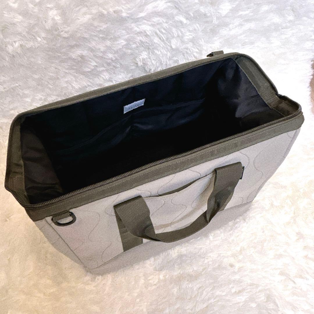 美品☆ EDITA. エディータ ネオプレン がま口　ボストンバッグ L