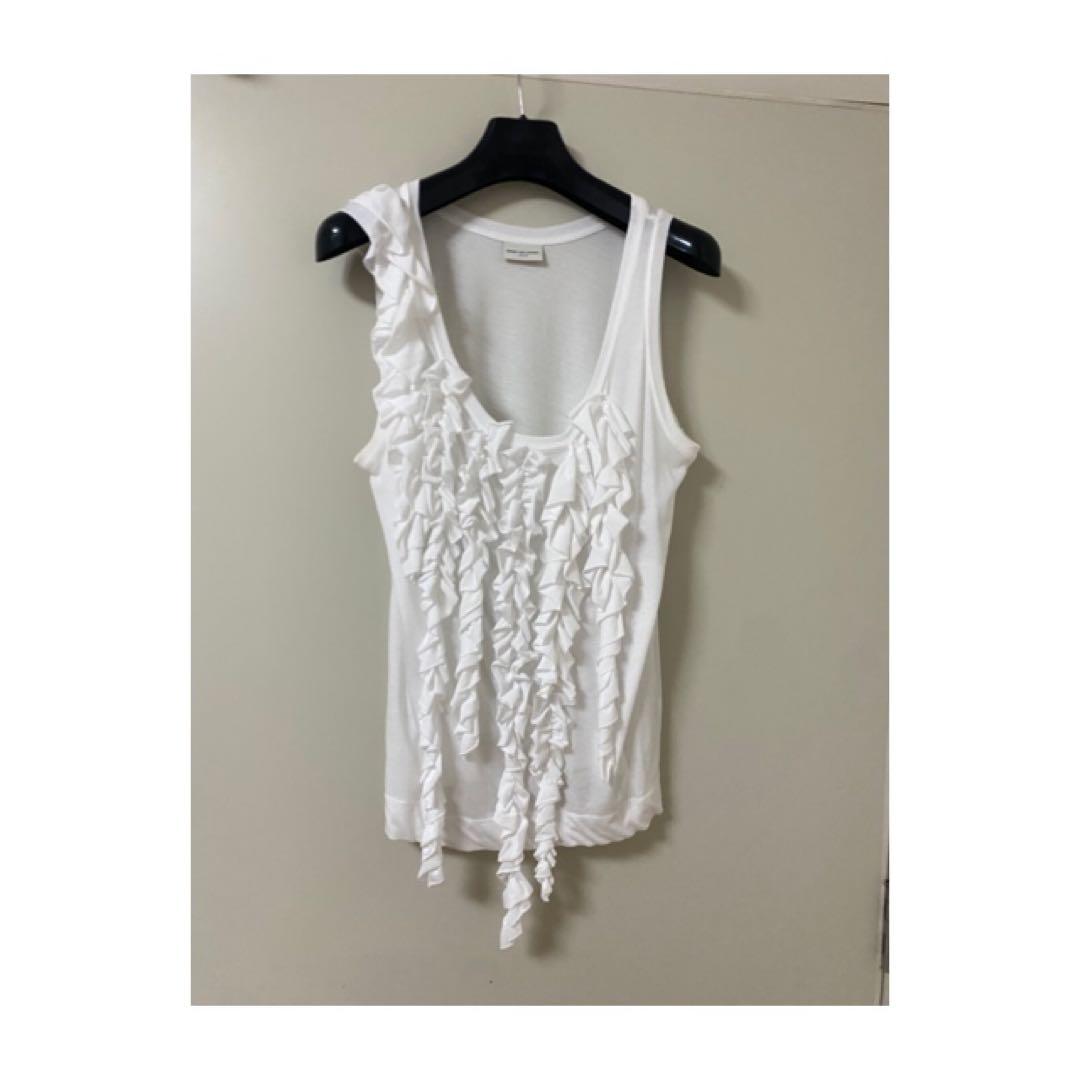 DRIES VAN NOTEN フリルタンクトップ S