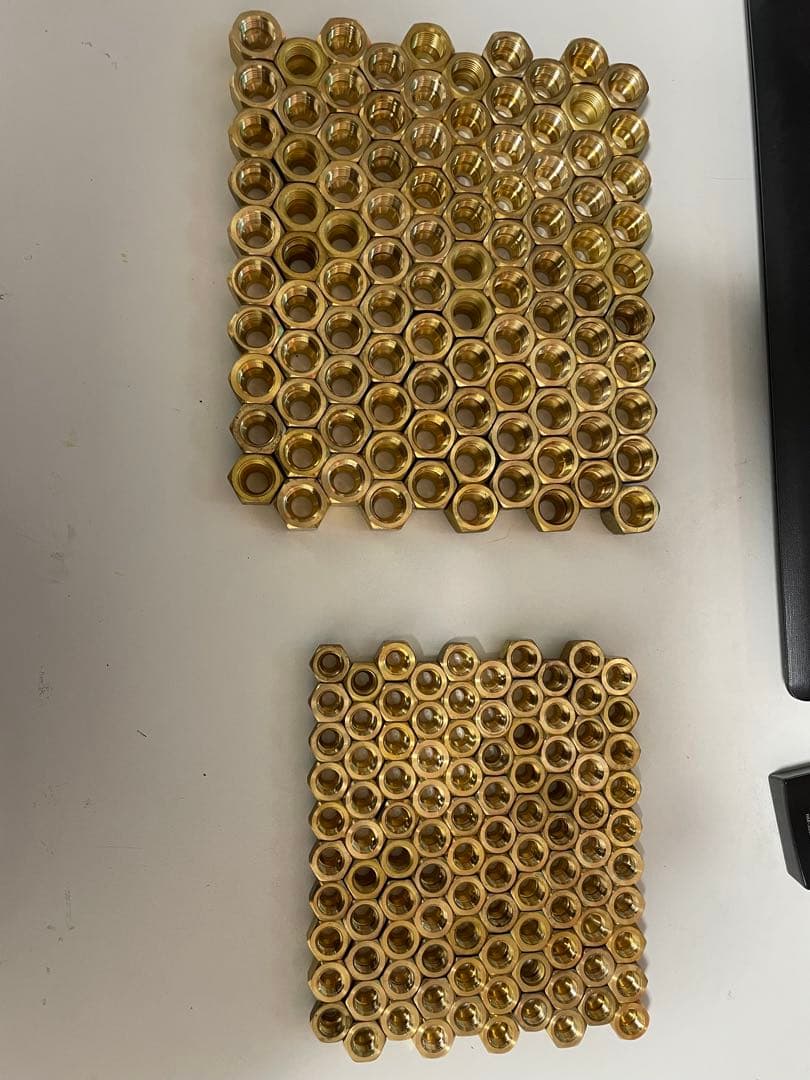 エアコン用フレアナット2分100個3分100個