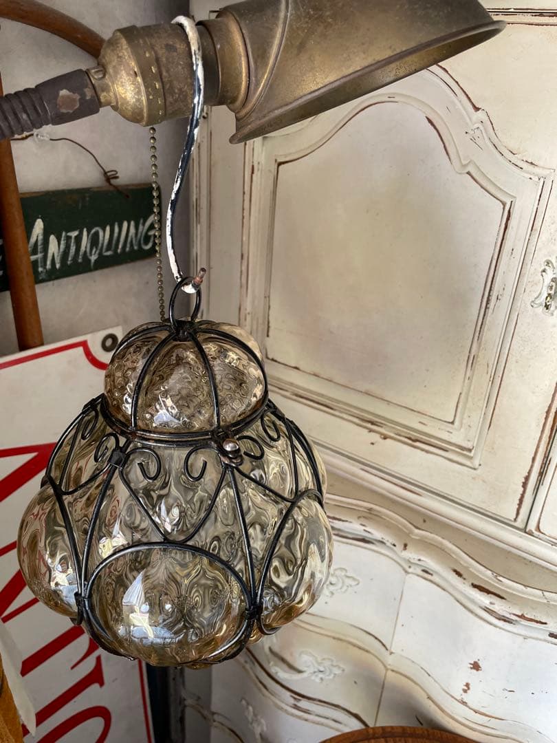 Takashiですムラーノ　ガラス　ペンダントライト　ランプ　シェード　大