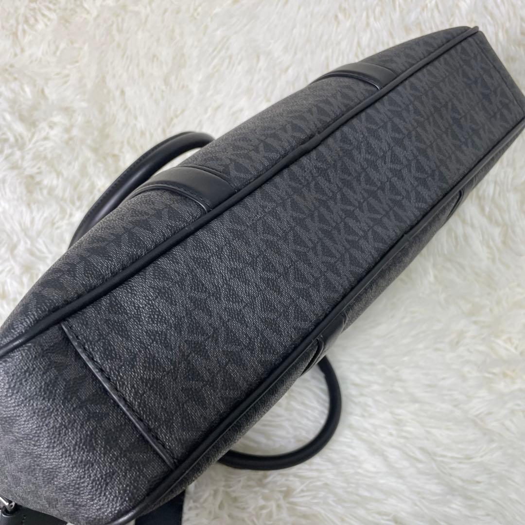 美品 MICHAEL KORS HUDSON コミューター ビジネスバッグ 黒