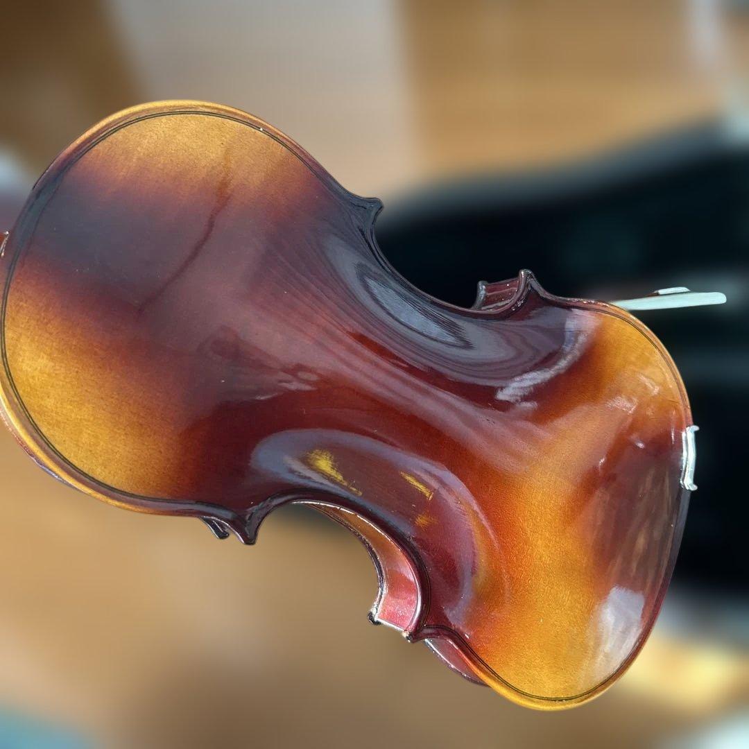 年末キャンペーン　純木製　バイオリン 本体 ハードケース付き 百花