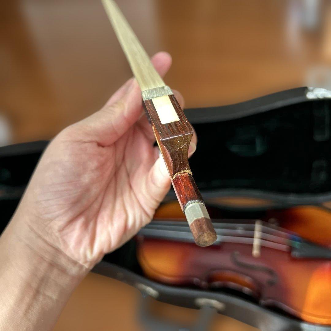 年末キャンペーン　純木製　バイオリン 本体 ハードケース付き 百花