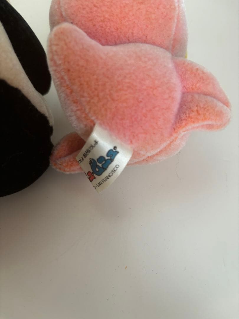 当時物！ムニュムニュ　ぬいぐるみマスコット　パンダ　アヒル