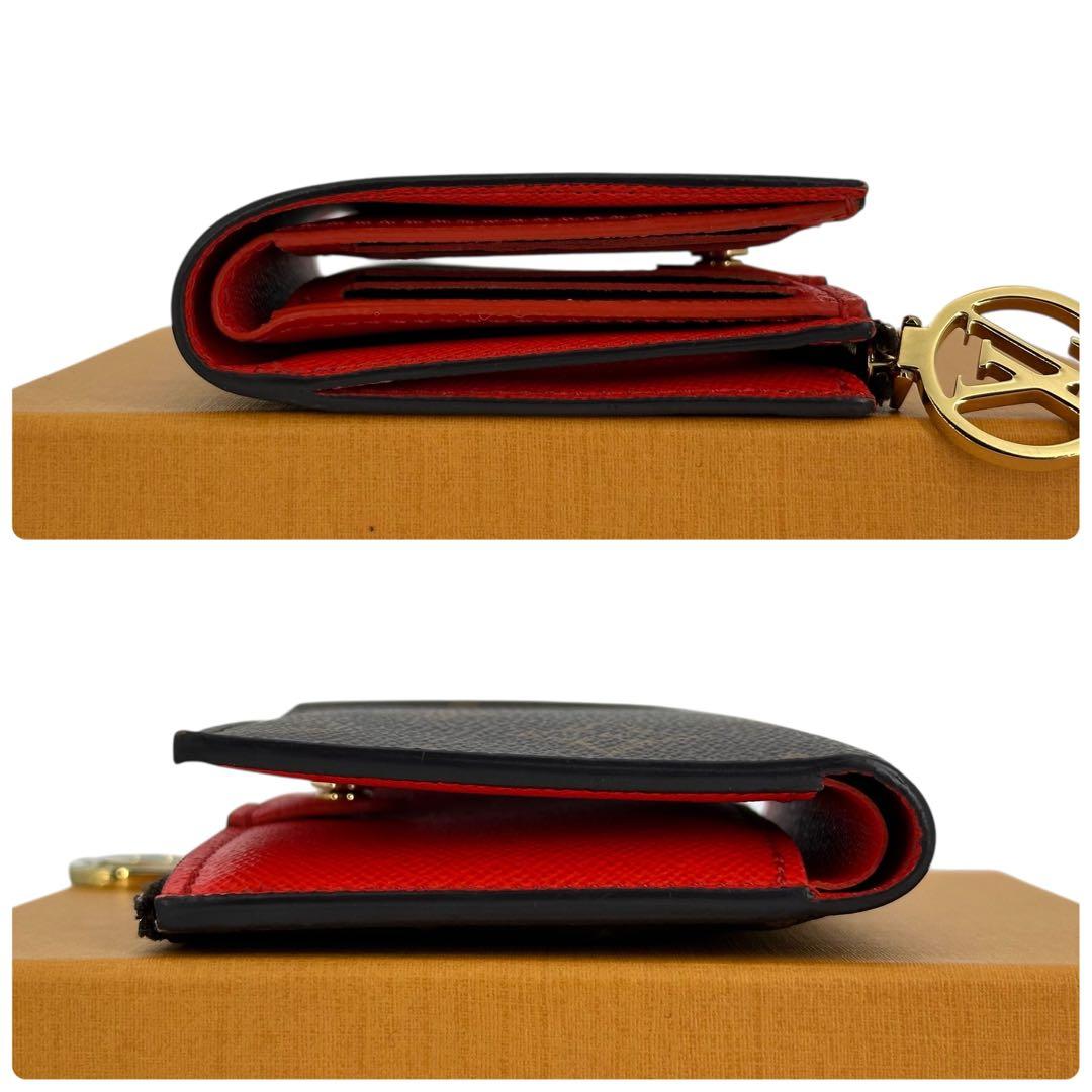 箱・証明書付属 新品に近い ルイヴィトン　モノグラム　ポルトフォイユ　リサ