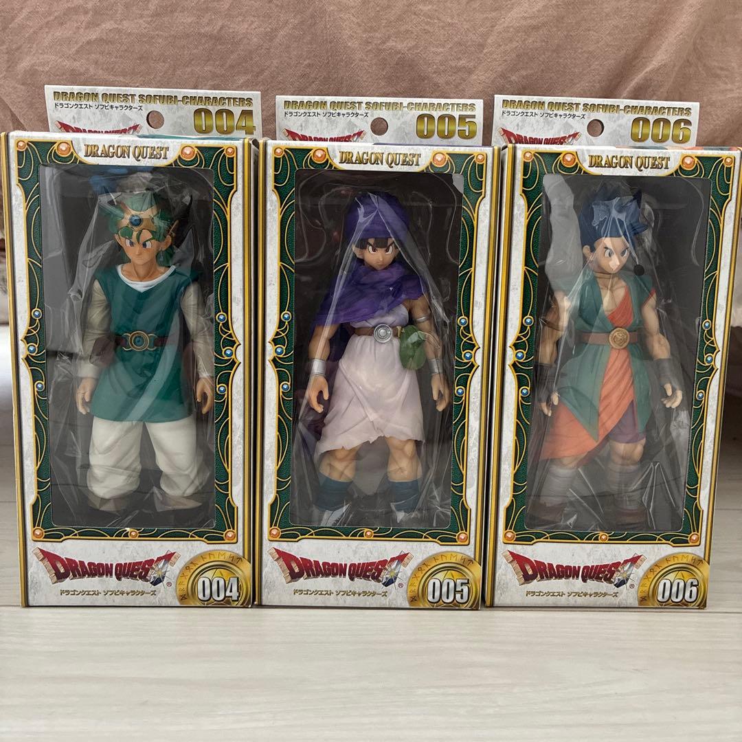 ドラゴンクエスト ソフビキャラクターズ 3体セット　天空シリーズ　主人公456