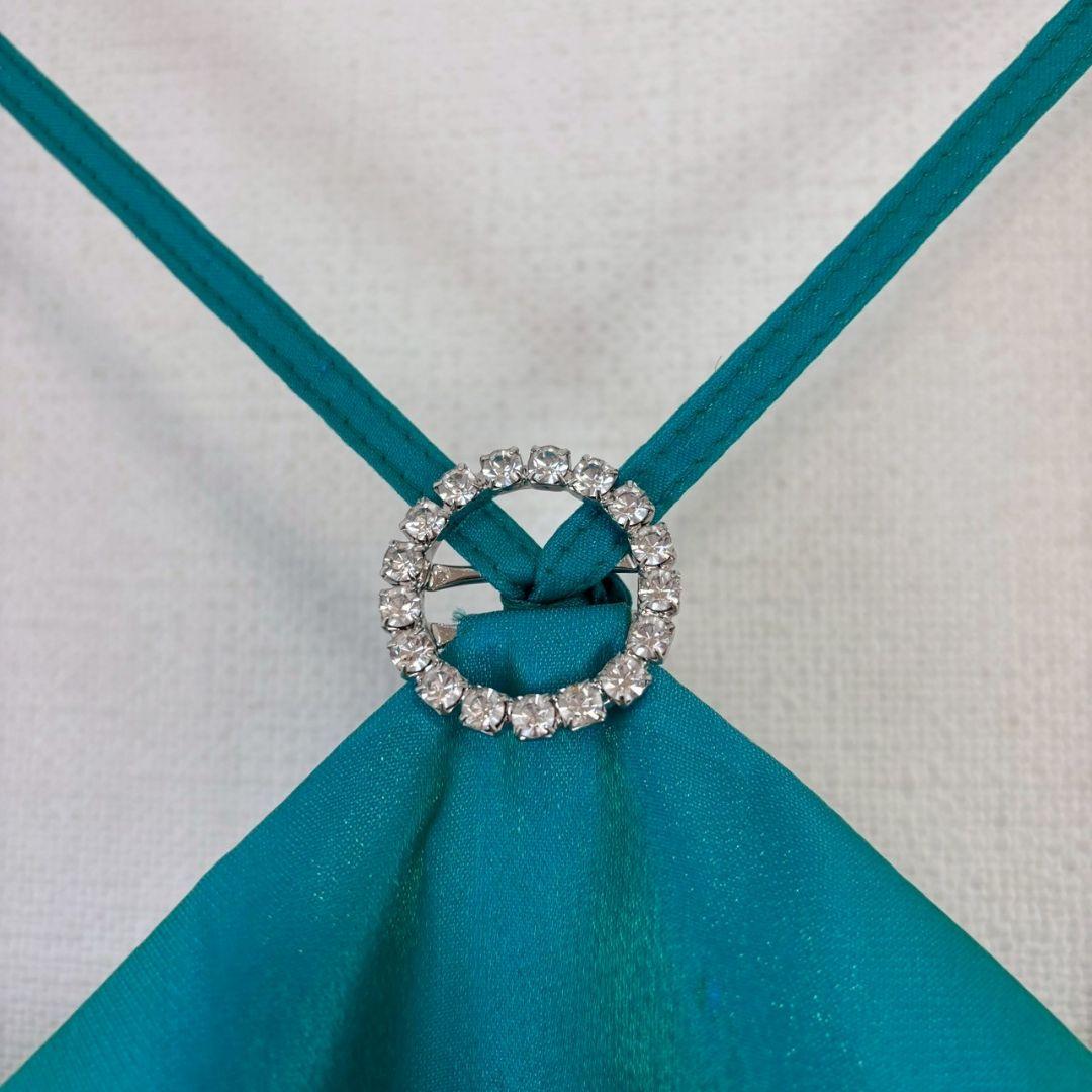 ▼ジュネビビアン【M】ロングドレス パーティー キャミソールタイプ 日本製