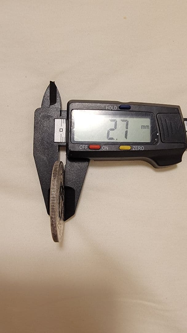 値下げ! 新一圓銀貨(小型) 明治28年 丸銀打 右打ち 希少 管理番号0801