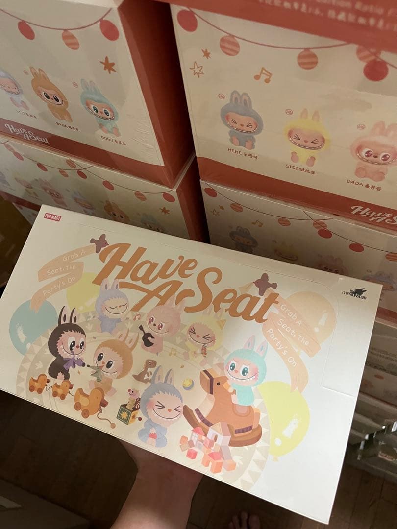 ポップマート ラブブ Have a Seat ぬいぐるみ アソートボックス