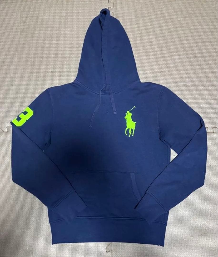 90s Polo by Ralph Lauren ビッグポニー パーカー 短丈