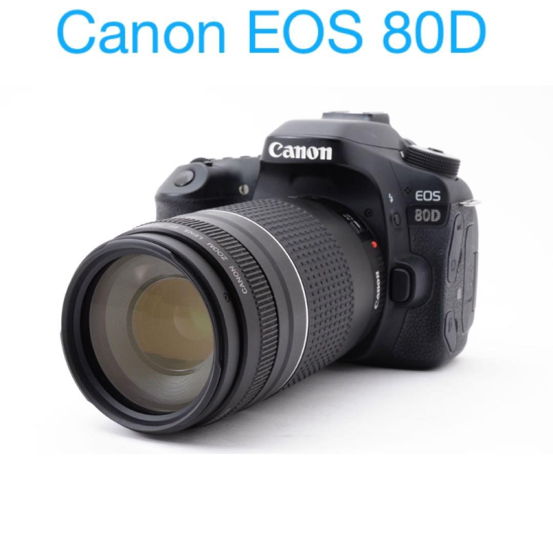 保証付き☆デジタル一眼レフカメラCanon EOS 80D標準レンズセット