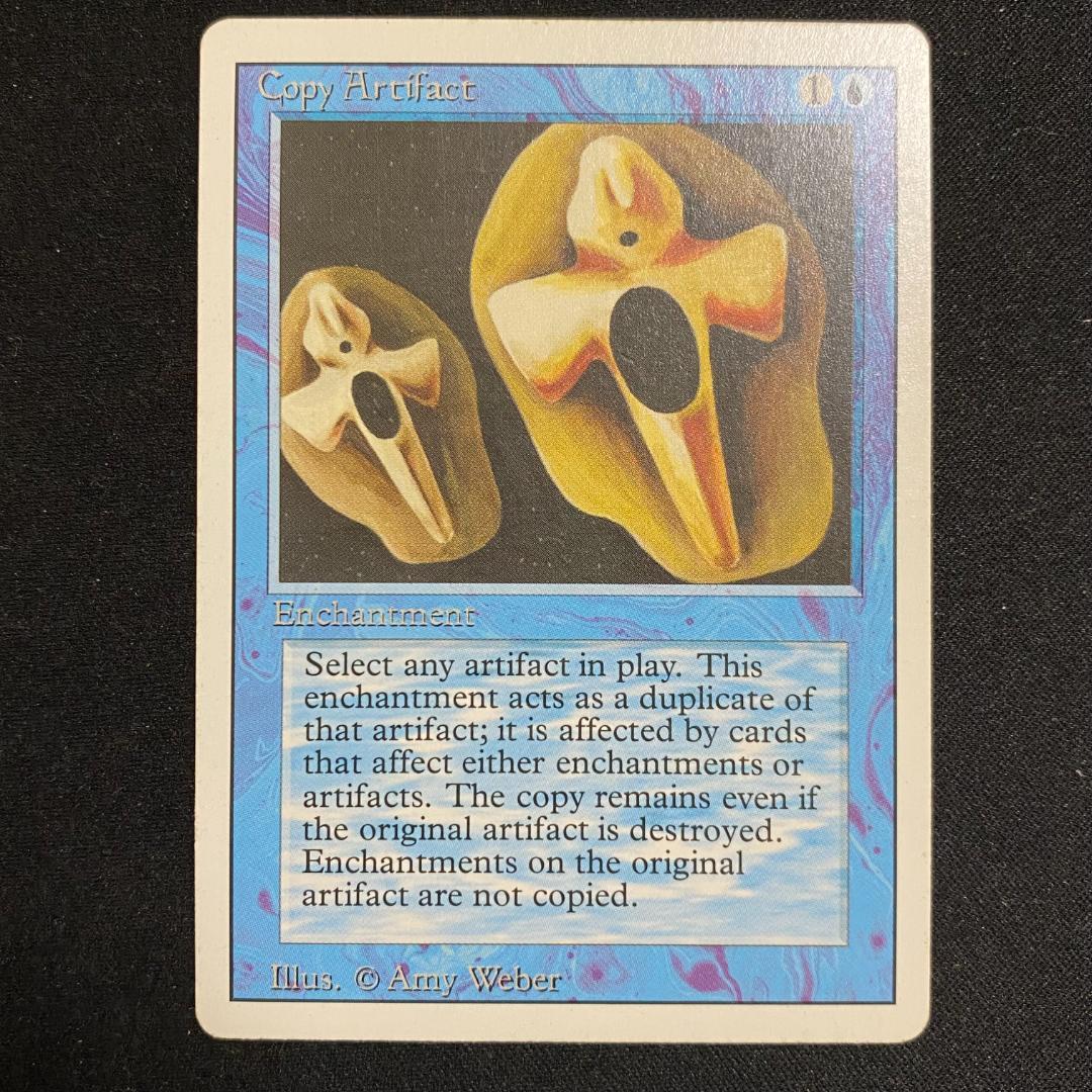 MTG　マジックザギャザリング　英語版　白枠　コピーアーティファクト　2枚セット