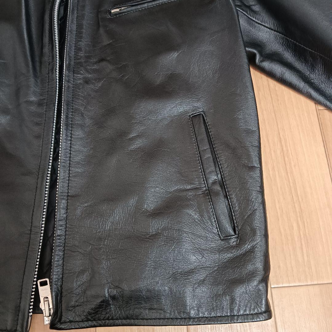 ホーン ワークス HORN WORKS レザー ダブルライダースジャケット 3L