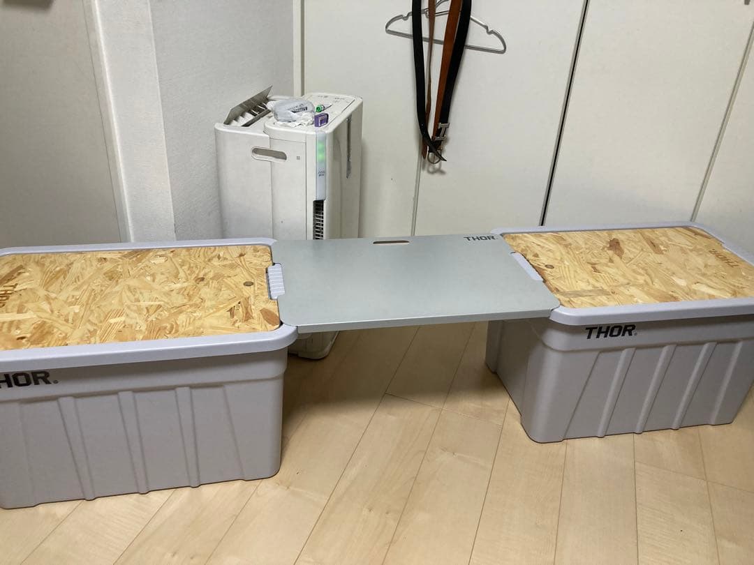 THOR LARGE TOTE DC 75L ライトグレー ２個