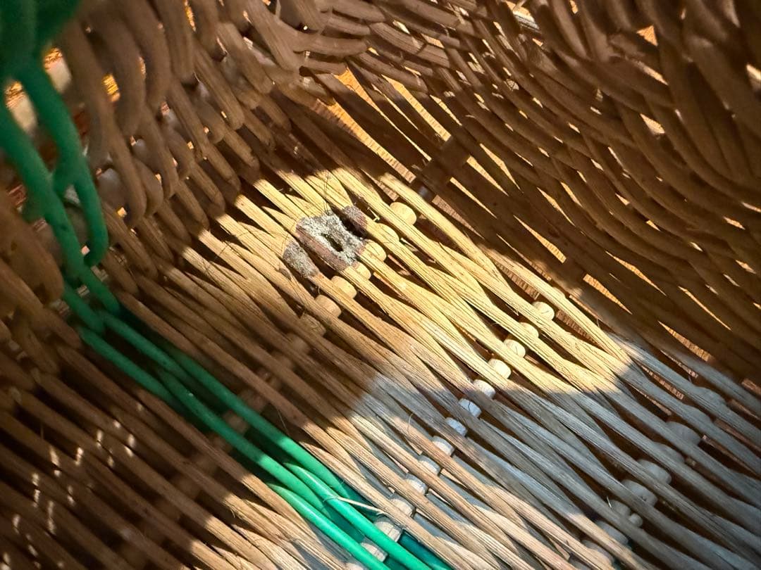 アンティークバスケット　2点セット　ヨーロッパ　ヴィンテージ