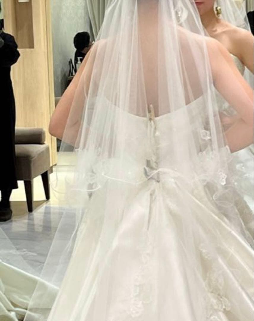 YUMI KATSURA 桂由美ロングベール　YM-29K 2段 ドレス ベール