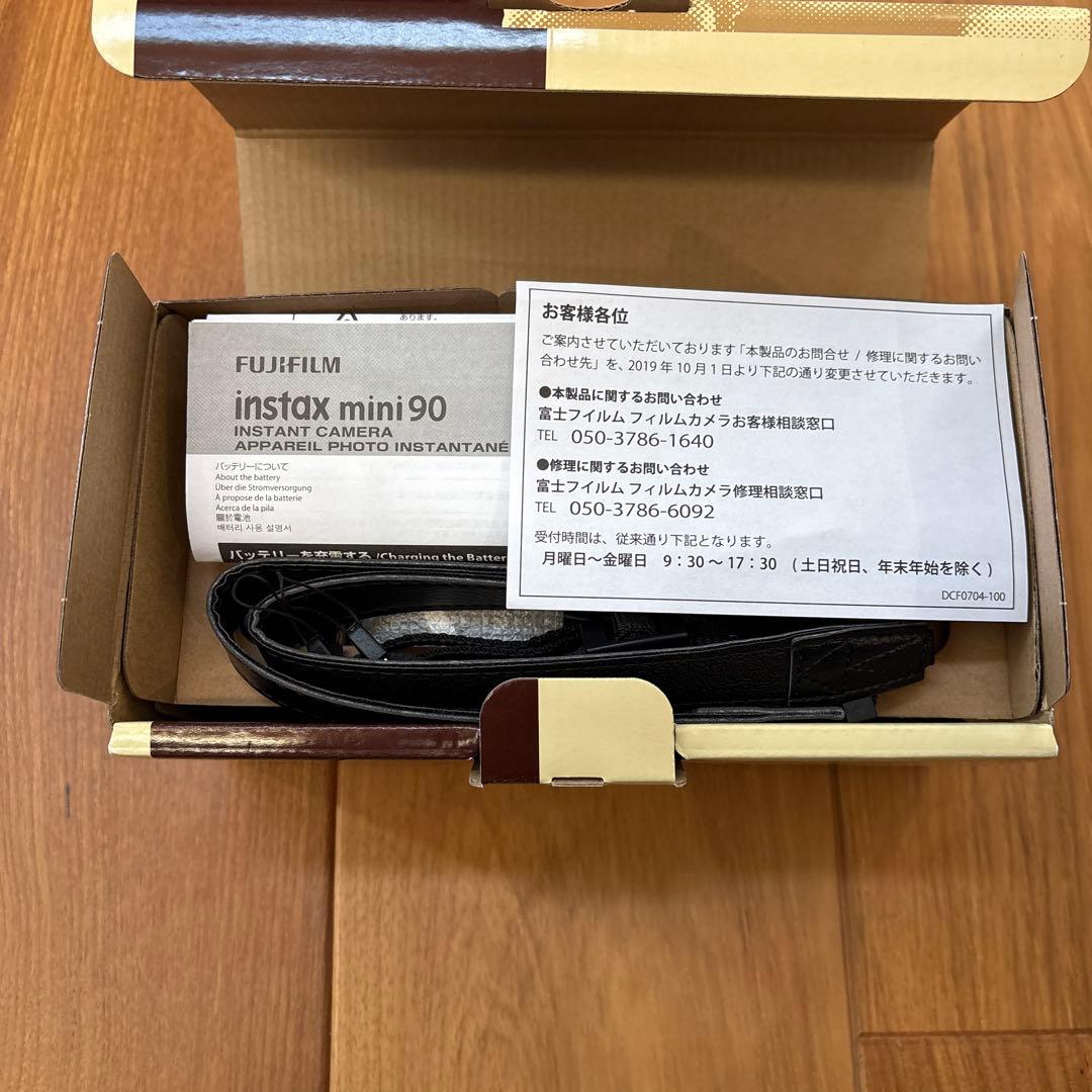 チェキ FUJIFILM instax mini 90 ネオクラシック ブラウン