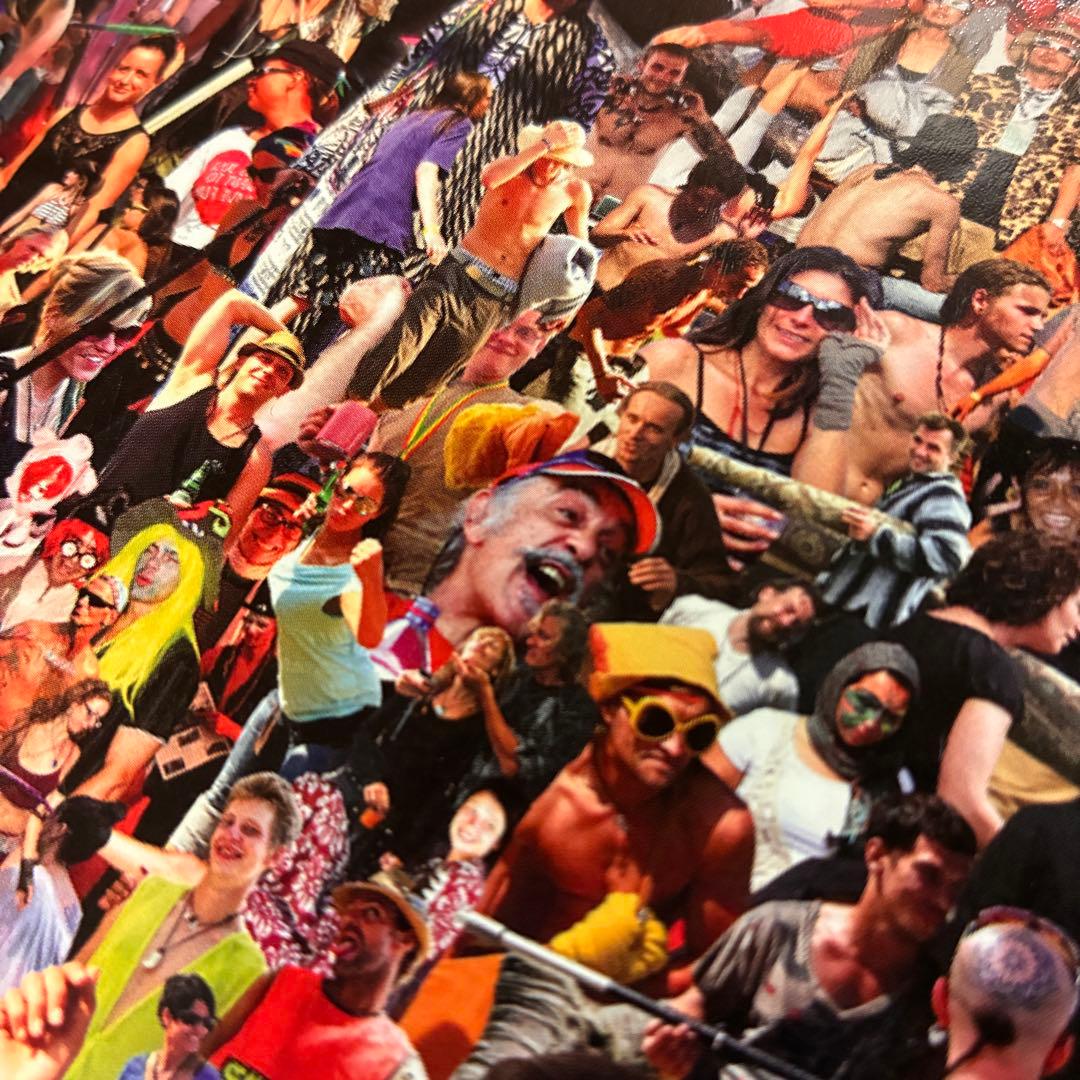 LET'S DANCE TRANCE PARTY コラージュ ポスター