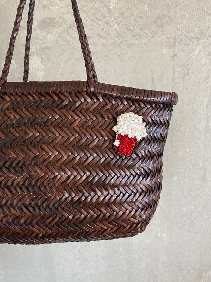 u*i様 ポップコーンブローチ