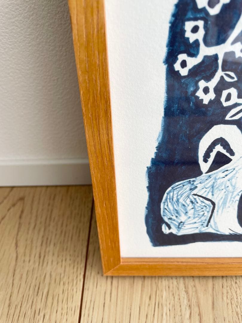 【美品】ミナペルホネン ポスター 額装済み life puzzle ライフパズル