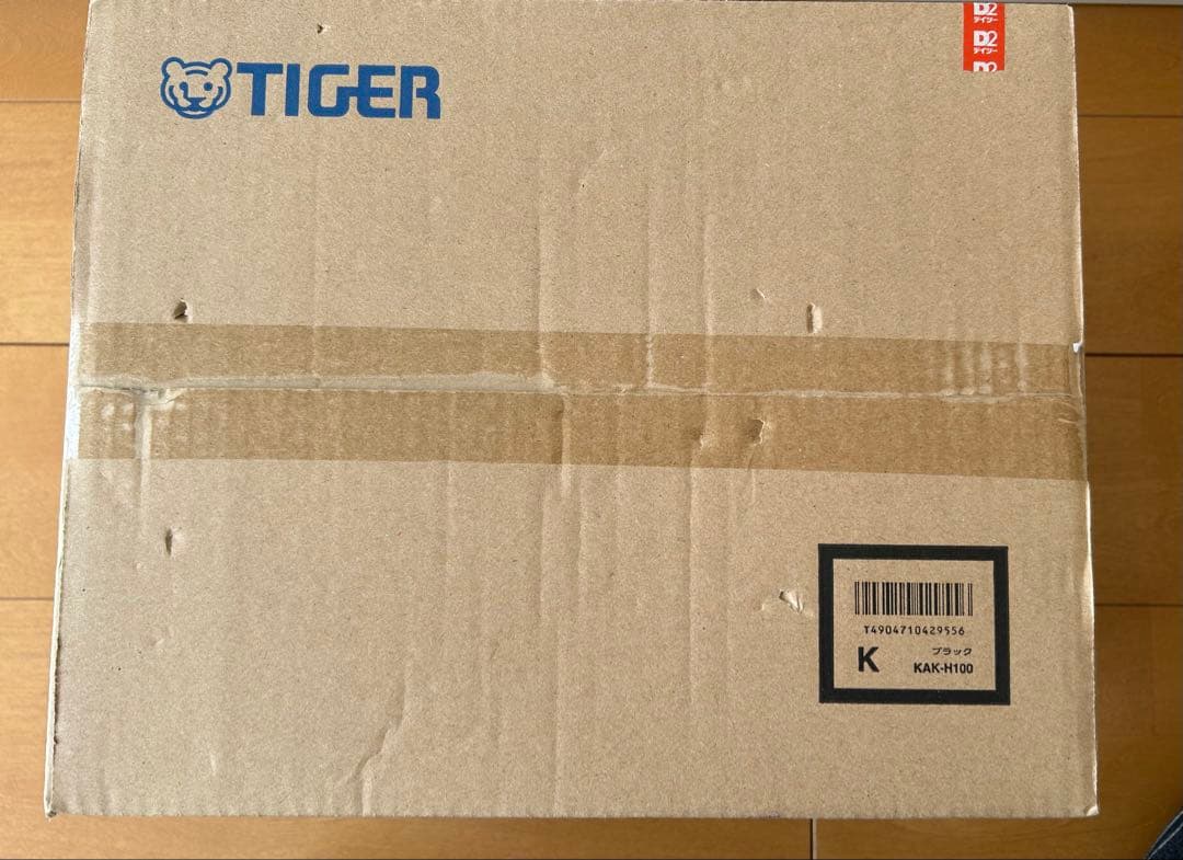 TIGER オープントースター KAK-H100 K ブラック