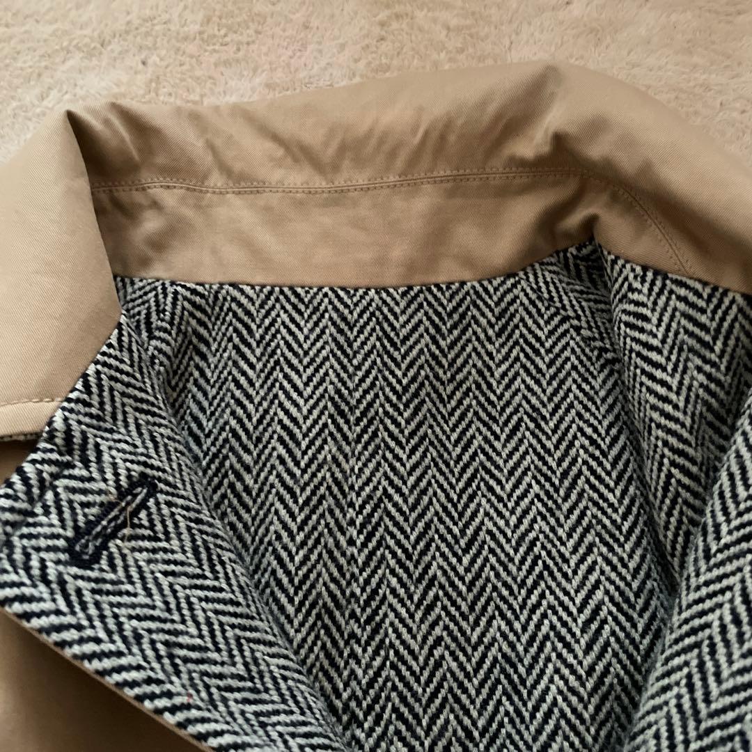 【極美品】ラルフローレン ヘリンボーン リバーシブル ウール ロングコート