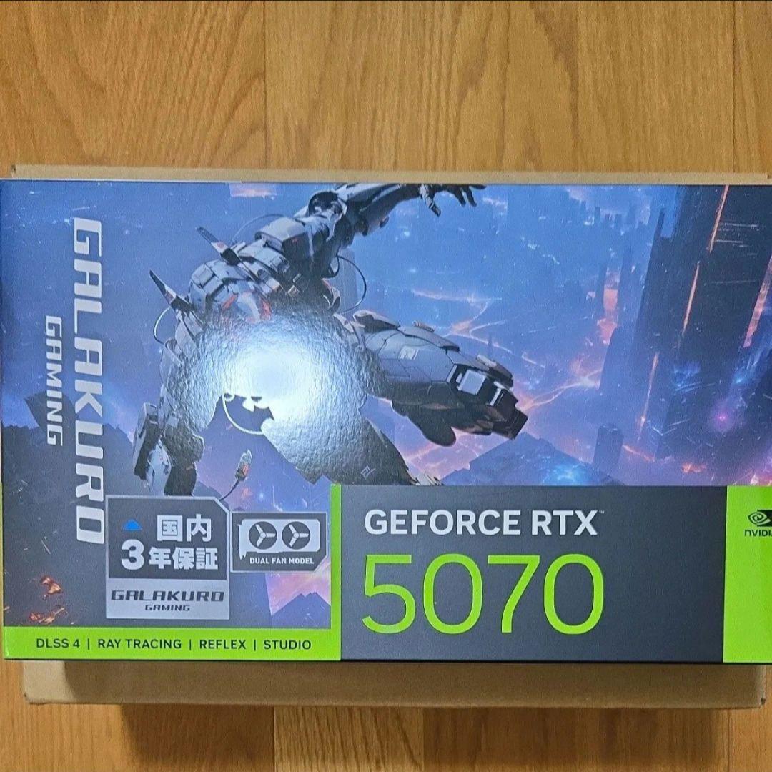 玄人志向 GALAKURO GAMING GeForce RTX 5070