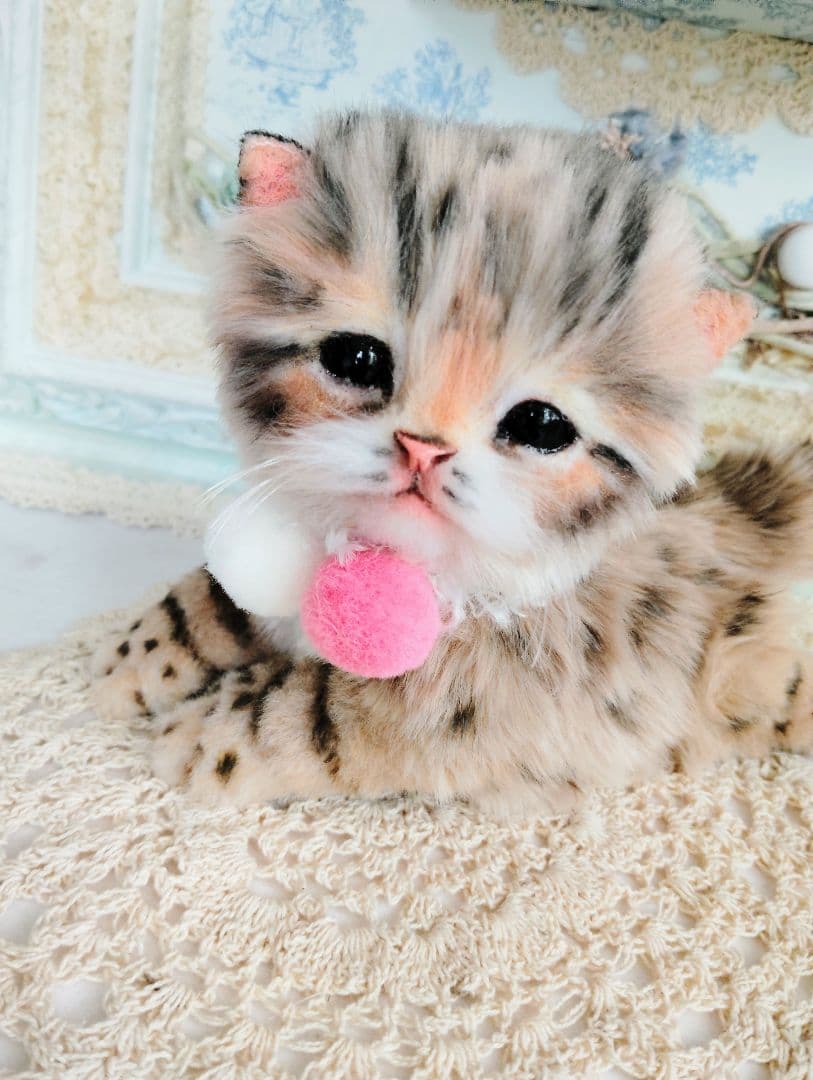 チロルパン様オーダー❤ヤマネコベビー♡アートドール♡ぬいぐるみ♡