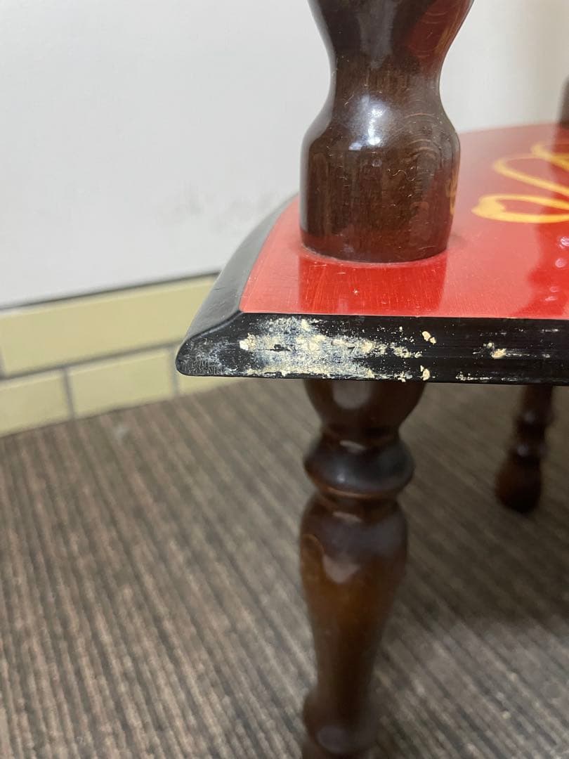 MADE in ITALY イタリア製 コンソール サイドテーブル 飾り棚 半月