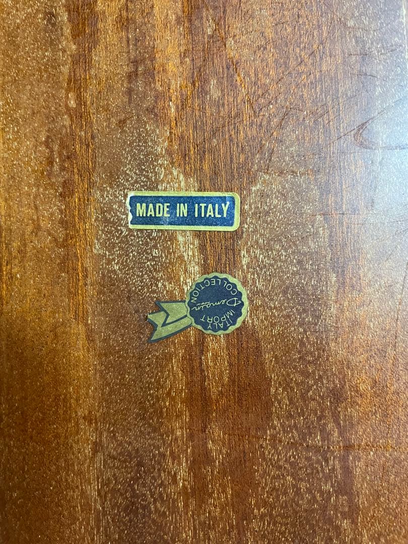 MADE in ITALY イタリア製 コンソール サイドテーブル 飾り棚 半月