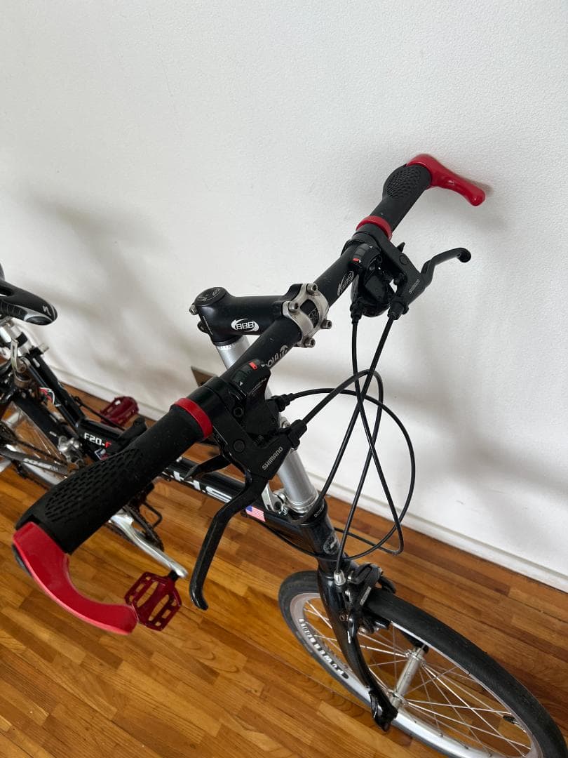 KHS F20-R 折りたたみ自転車 黒　ブルバー・ブレーキ付属