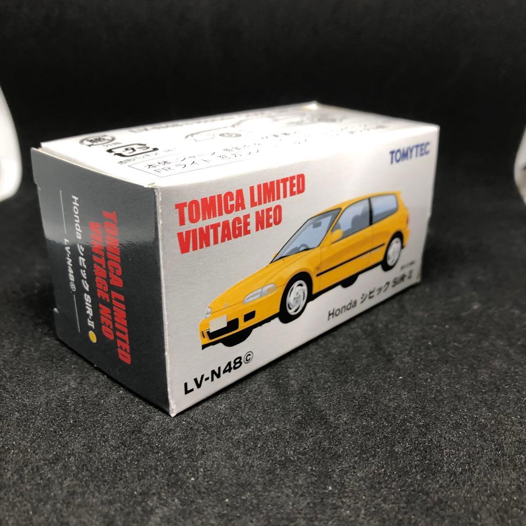 トミカリミテッドヴィンテージ LV-N48 ホンダ シビック SiR-Ⅱ 黄色