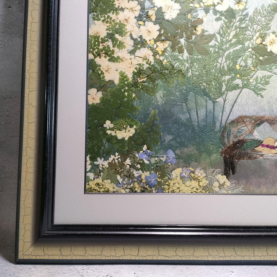 押し花専用額 押し花アート  不思議な花倶楽部 モッコウバラ 風景