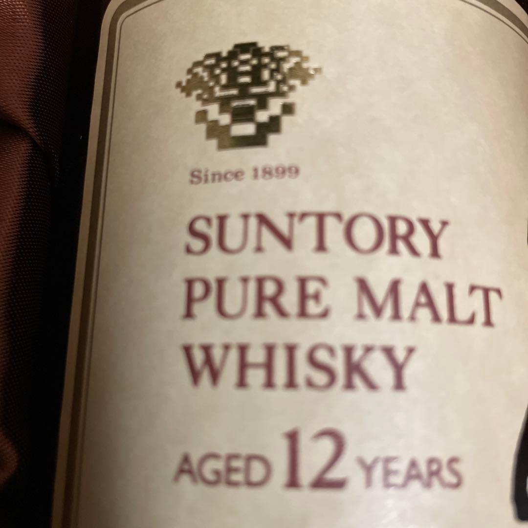 サントリーピュアモルトウィスキー（山崎）12年　専用木箱入り