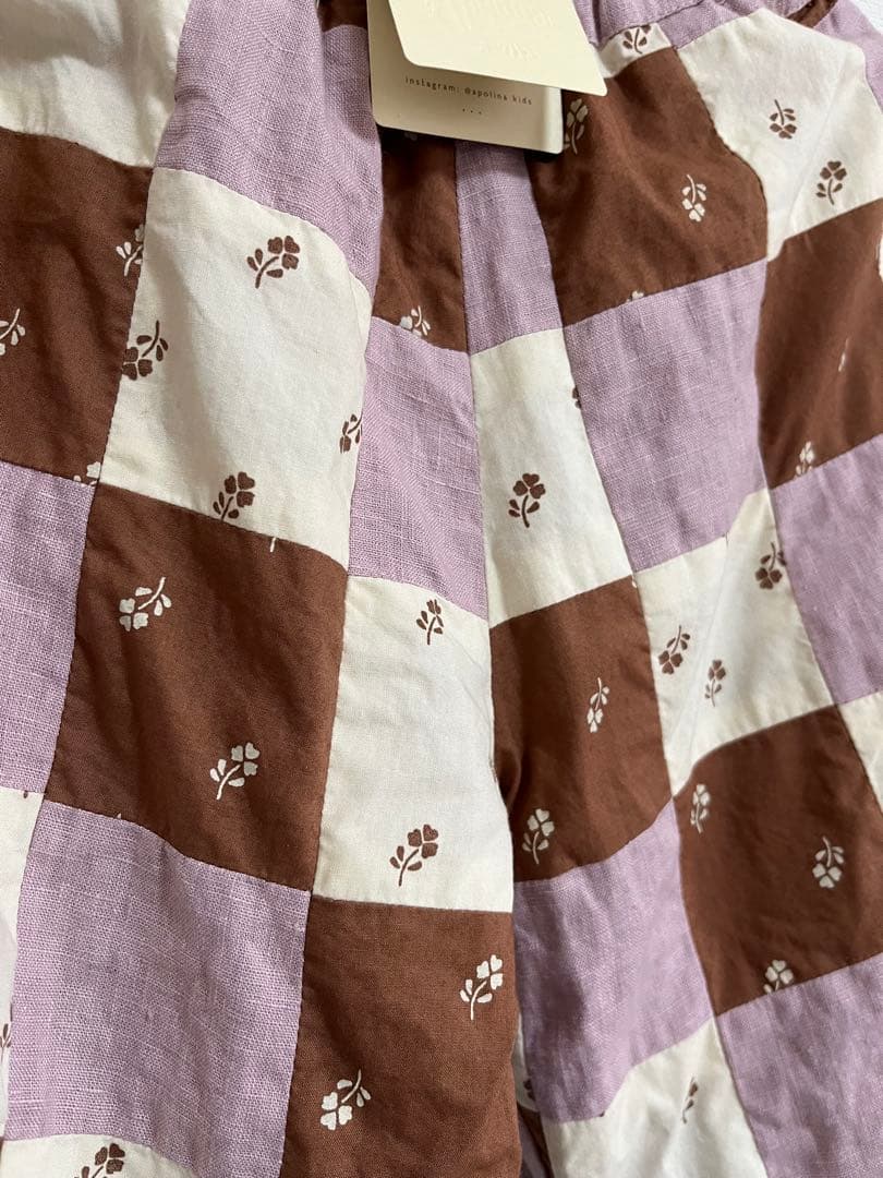 apolina パッチワークパンツ 3-5y